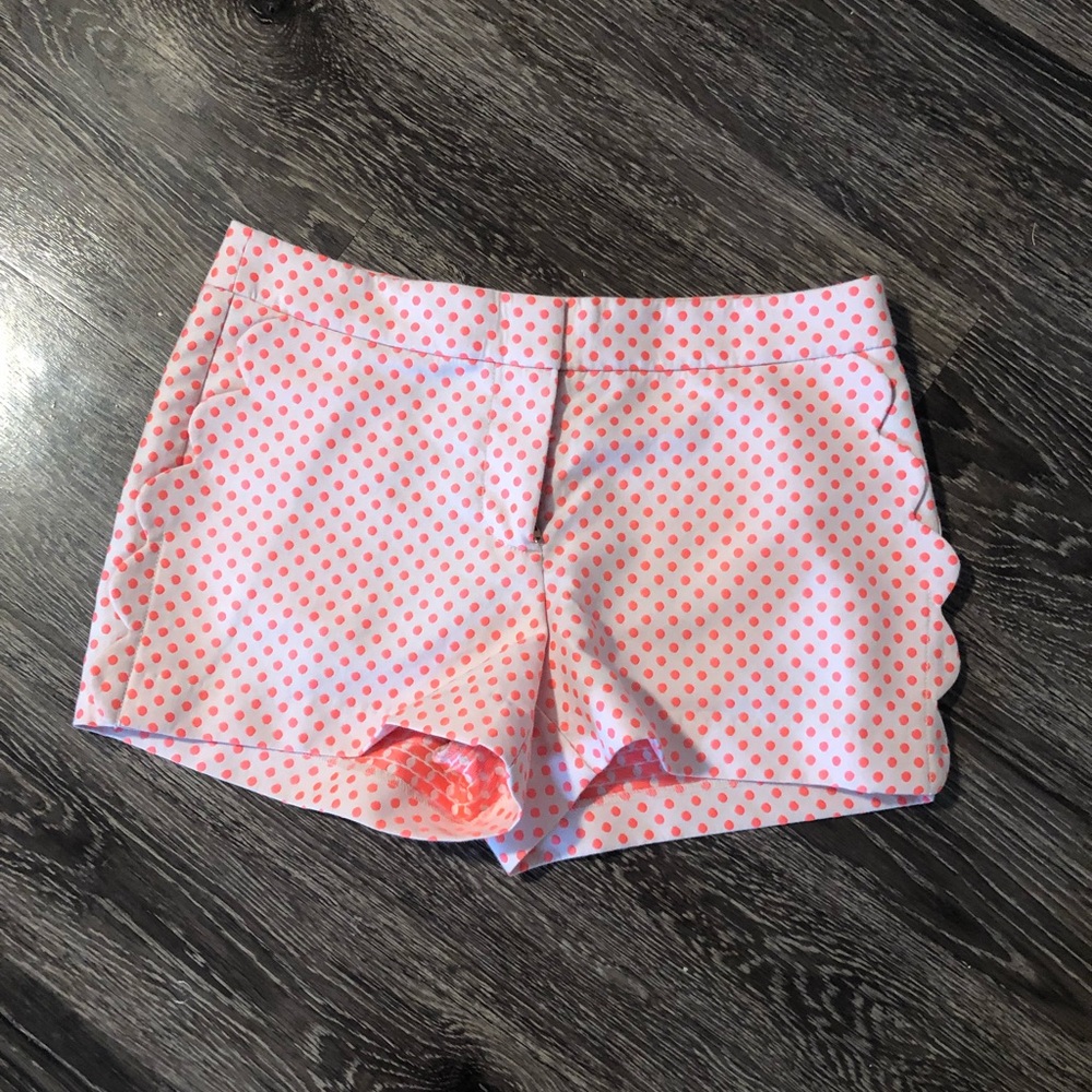 J crew chino scalloped shorts